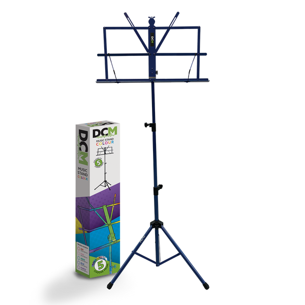 DCM BS01-BL Music Stand Blue with Carry Bag