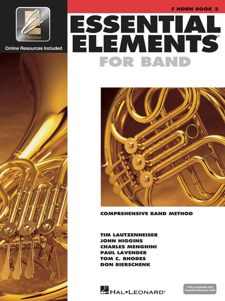 Essential Elements for Band F Horn - Book 2 with EEi Cover