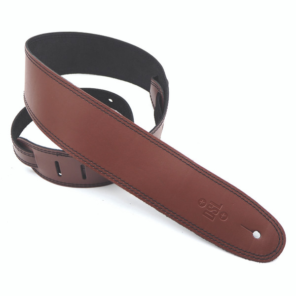 GUITAR STRAP BROWN/BLACK DSL STRAPS