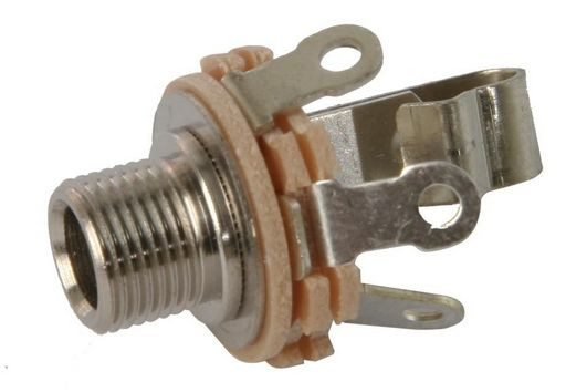 SCJ12A 1/4 Inch Switchcraft Shorting Mono Socket
