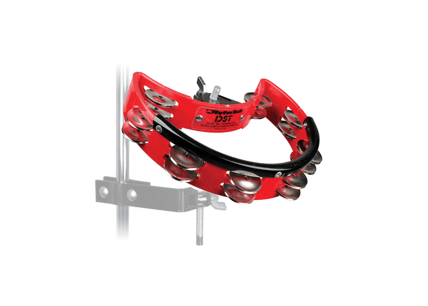 Rhythm Tech Mountable Red Tambourine for Drummers