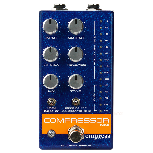 Empress Effects - Analog Compressor MKII Pedal Front