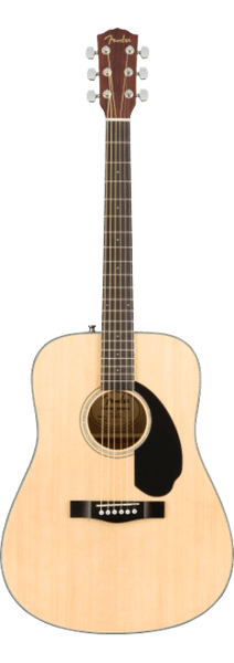 Fender CD-60S dreadnought acoustic guitar in natural finish