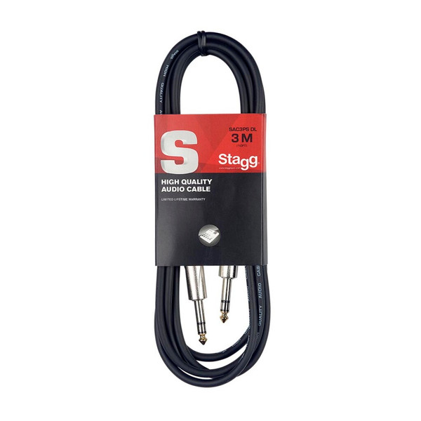 Stagg SAC3PSDLDeluxe Audio Cable Stereo 3m