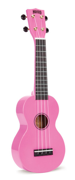 Mahalo MR1PK Rainbow Series Soprano Ukulele - Pink