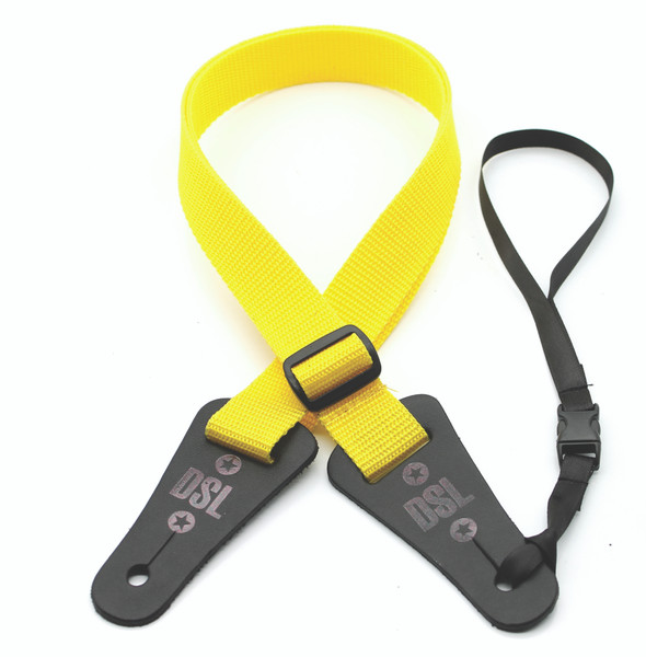 25UKPOLY-YELLOW Bluegrass Poly Ukulele Strap DSL STRAPS