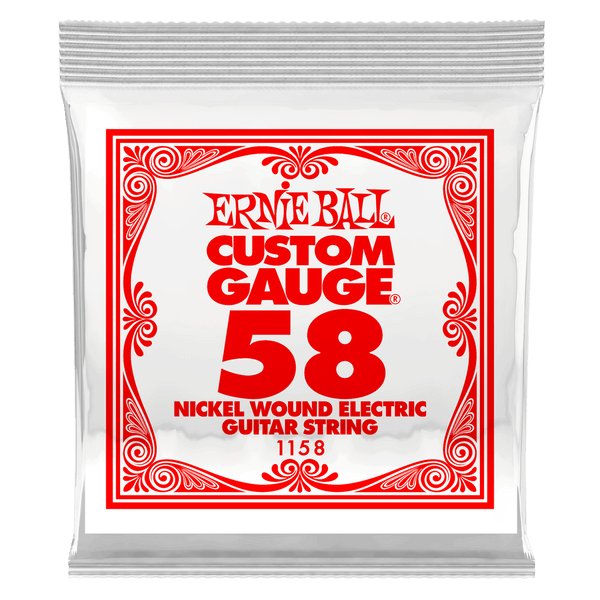 Ernie Ball .058 Nickel Wound Electric Guitar Single String