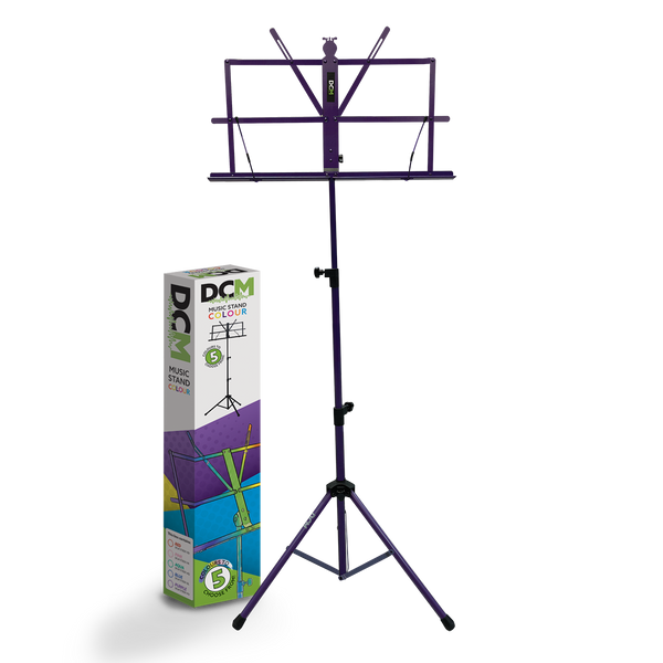 DCM BS01-PU Music Stand Purple w/ Carry Bag