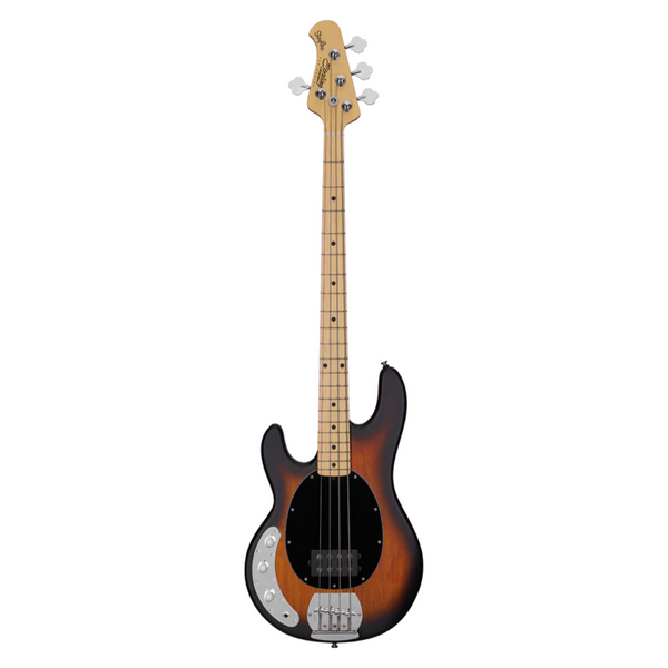 Sterling by Music Man StingRay RAY4LH Left-Handed – Vintage Sunburst Satin