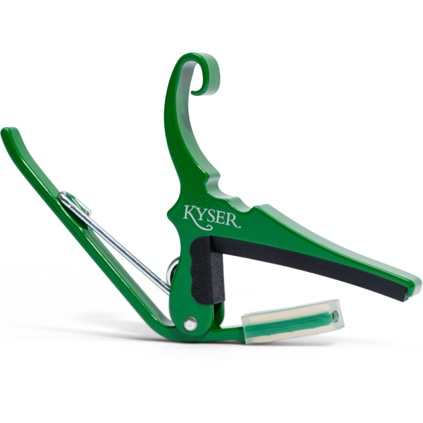 Quick-Change Acoustic Guitar Capo - Emerald Green Kyser