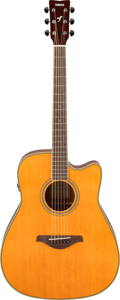 Yamaha FGC-TA TransAcoustic Guitar - Vintage Tint