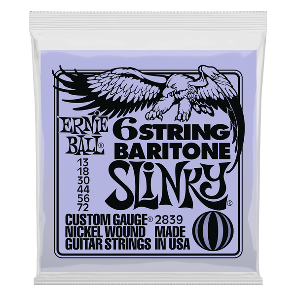 Ernie Ball Electric Baritone Strings 13-72