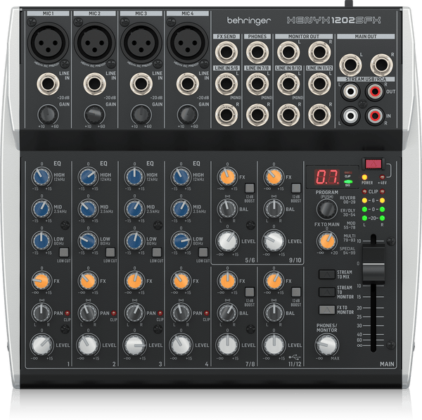 Behringer XENYX 1202SFX Top