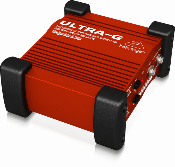 Professional Battery/Phantom Powered DI-Box with Guitar Speaker Emulation