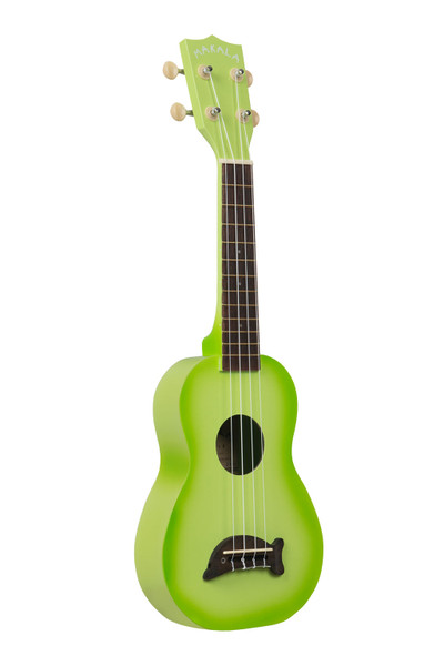 Makala Soprano Dolphin Ukulele - Green Apple Burst