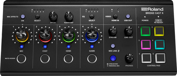 Roland BRIDGECSTX Gaming Mixer w/ Video Capture