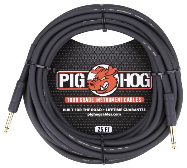 Pig Hog PH25 Instrument Cable 25FT TOP