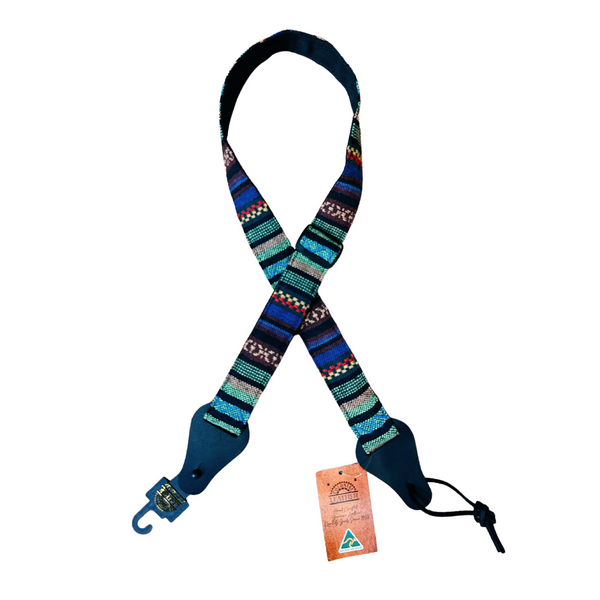Rasta Rag Ukulele Strap - Green