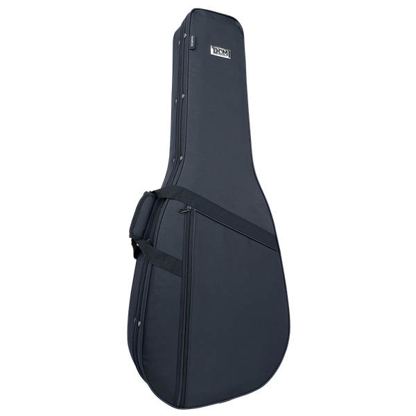 DCM Premium Lightweight Backpack Dreadnought Acoustic Guitar Case - Grey