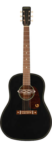 Gretsch Deltoluxe Dreadnought Acoustic Guitar w/ Tortoiseshell Pickguard - Black Gretsch Deltoluxe Dreadnought Acoustic Guitar w/ Tortoiseshell Pickguard - Black