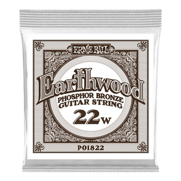 Ernie Ball .034 Earthwood Phosphor Bronze Acoustic Guitar Single String