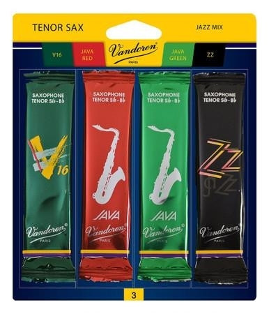 Vandoren Tenor Sax Reeds Jazz Mix - 3.5