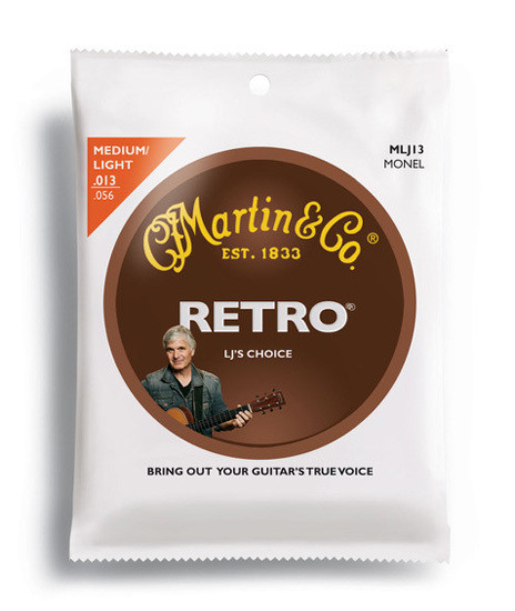 Martin Retro MLJ13 "Laurence Juber" Medium Light Guitar String Set 13-56