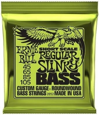 Ernie Ball Regular Slinky Nickel Wound Short Scale Bass Strings - 45-105 Gauge