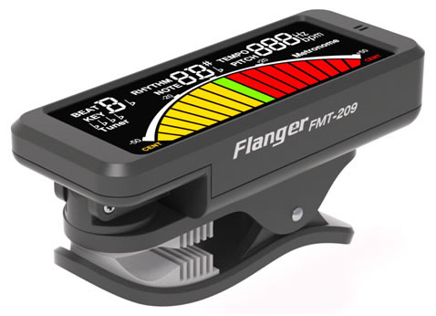 Flanger Clip on Tuner/Metronome Large Screen