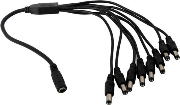 Daisy Chain 2.1mm Dc Splitter 8 Plugs