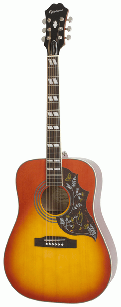 Epiphone Hummingbird Studio Acoustic-Electric Guitar - Faded Cherry Burst