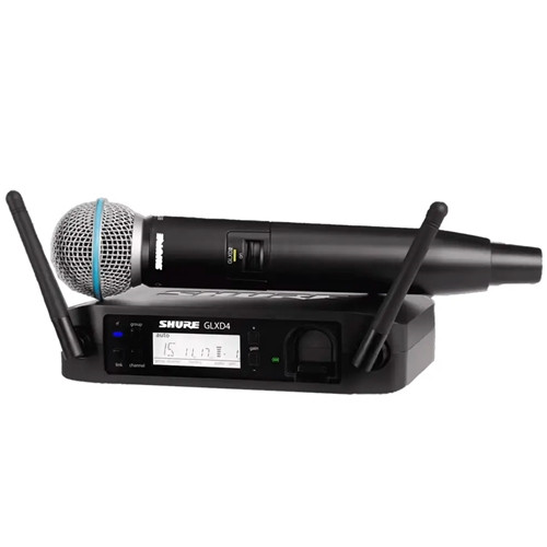 Wireless Dig Handheld System GLXD2+; Beta58 Mic; GLXD4+; Dual Band 2.4GHz and 5.8GHz