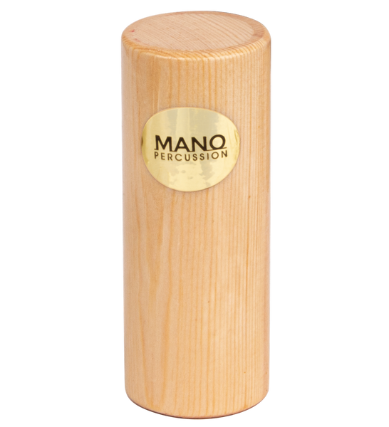 Mano Percussion Wooden Cylinder Shaker 4" - Natural Finish