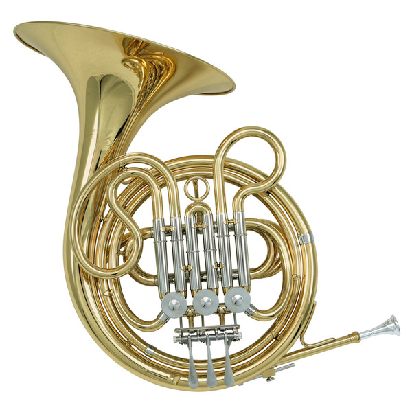 Schagerl Single Compact “Child’s” French Horn in F with Mouthpiece and Case – Lacquered Finish