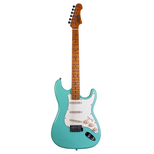 Jet JS-300-SFG SSS Electric Guitar Roasted Maple Neck (Seafoam Green)