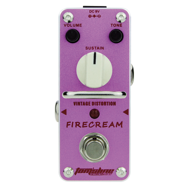 Toms Line AFM-3 Fire Cream Mini Fuzz Pedal
