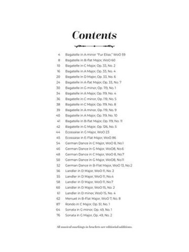 Intermediate Beethoven Favorites: The Classical Piano Sheet Music Series