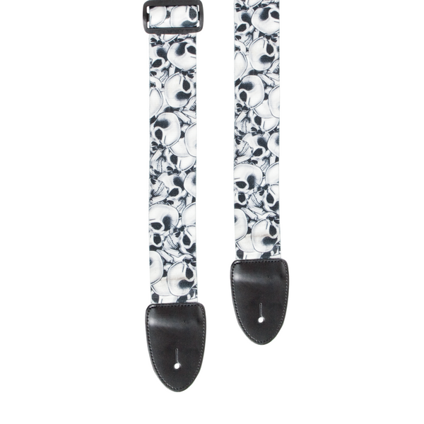 XTR Poly Cotton Guitar Strap – Skull Pile