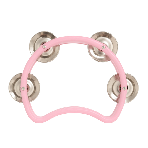 Mano Percussion Junior 4" Tambourine - Pink