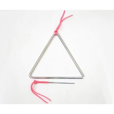 Maxtone Triangle Chrome w/ Beater 6-Inch