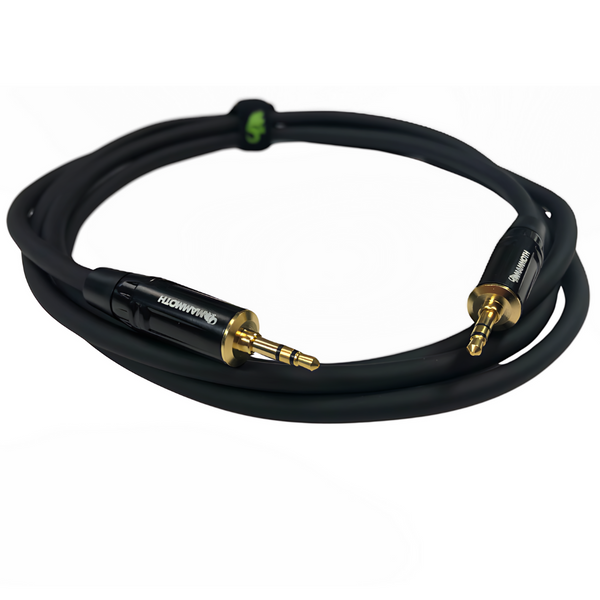 6ft Audio Cable, Mini stereo Jack to Mini stereo Jack
