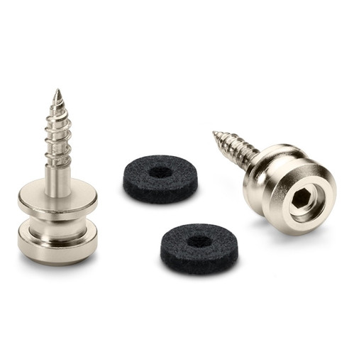 Schaller Endpins for Schaller S-LOCKS (Pair) - Short -SatinPearl