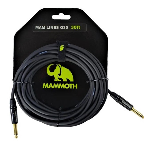 Mammoth Lines G30 Jack to Jack Instrument Cable 30ft