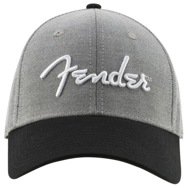 Fender Hipster Dad Hat – Grey & Black