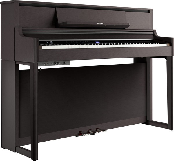 Roland LX5 Upright Digital Piano & Bench - Dark Rosewood