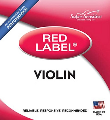 Red Label Super Sensitive Violin String Set 3/4