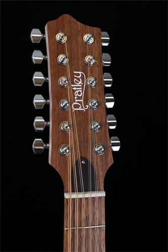 Pratley Classic Series Dreadnought Cutaway Model Solid Bunya Top, Solid Blackwood B/S - 12 String Acoustic