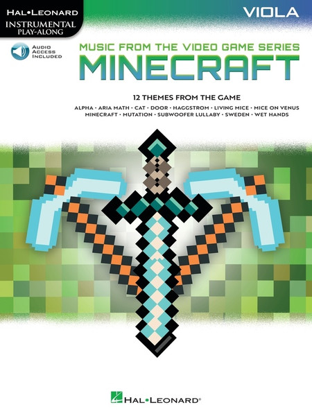 Minecraft viola sheet music book cover