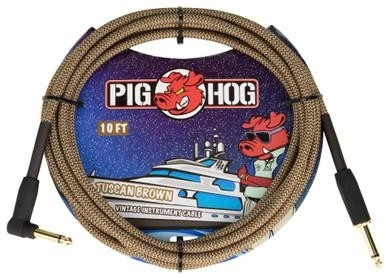 Pig Hog Instrument Cable 10ft - Tuscan Brown