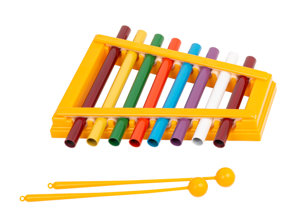 Mitello Pipe 8-Note Xylophone – Coloured Pipes with Mallets